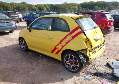 2012 Fiat 500 Sport из США, поврежденный, VIN 3C3CFFBR5CT106031